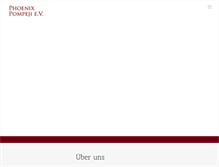 Tablet Screenshot of phoenix-pompeji.de